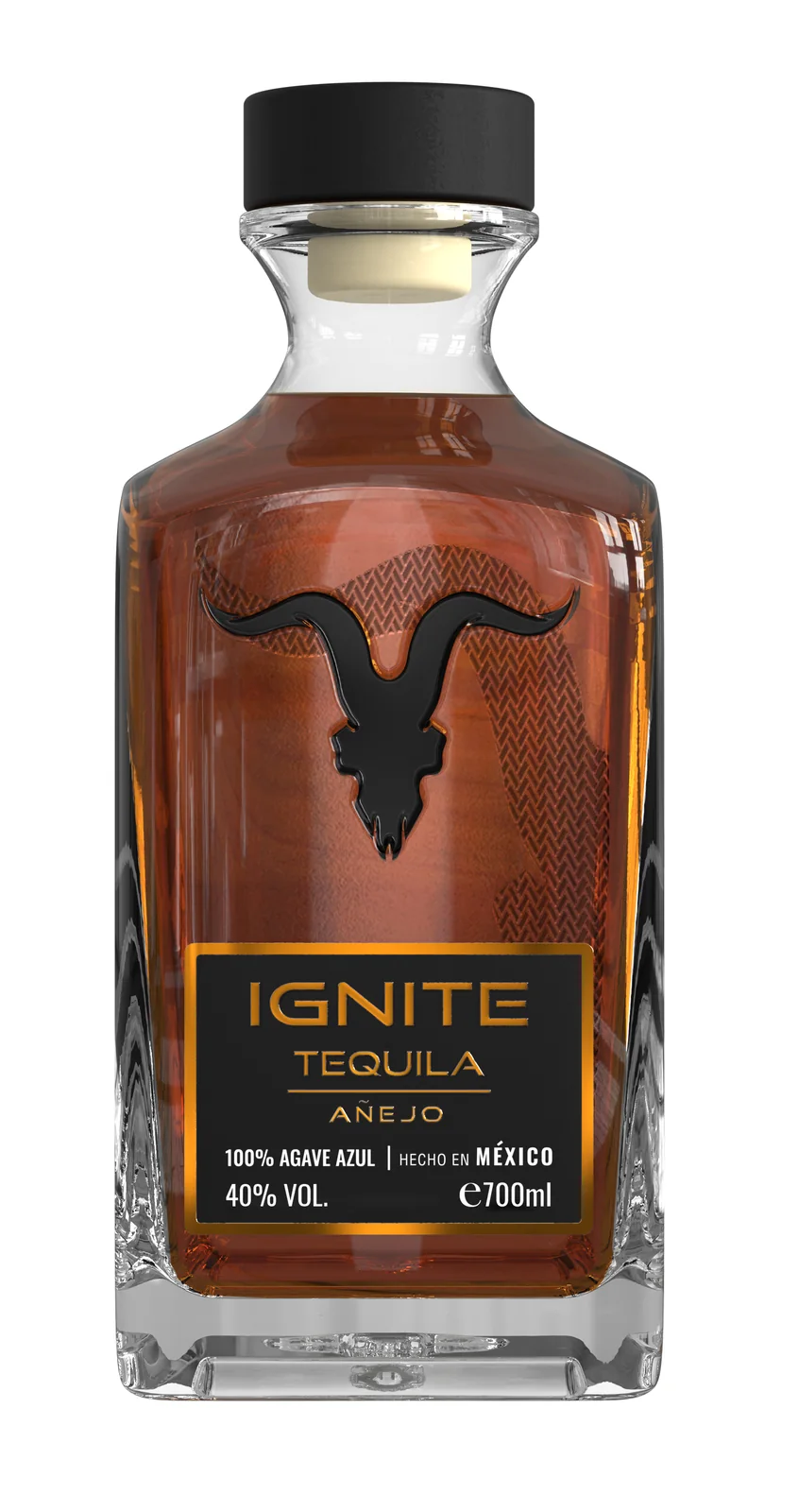IGNITE Tequila Añejo, bottle