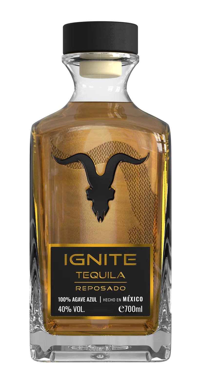 IGNITE Tequila Reposado, bottle