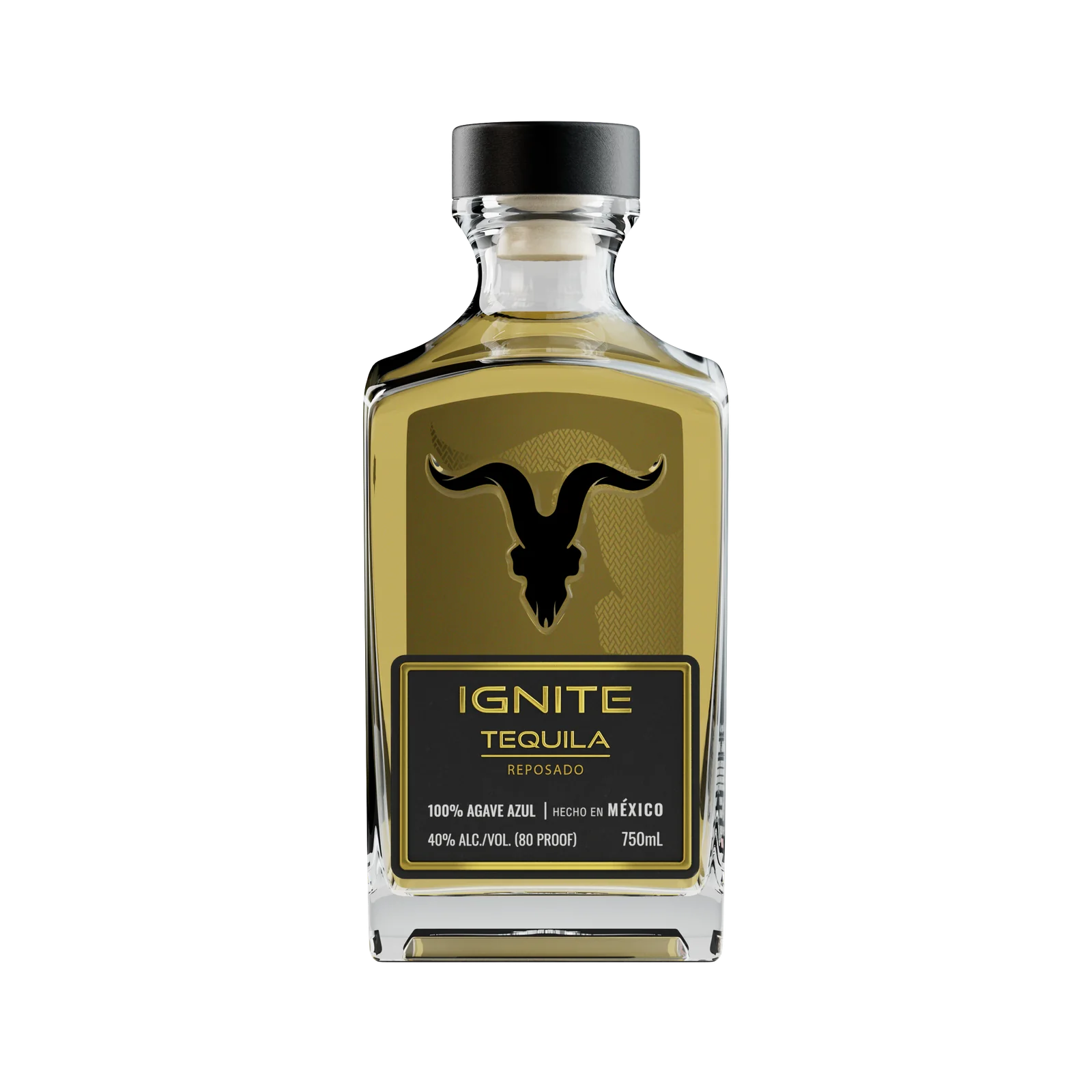 IGNITE Tequila Reposado, bottle